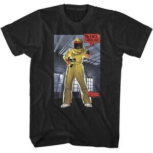 Back Future Silence Earthling Retro Sci Fi Graphic T-Shirt